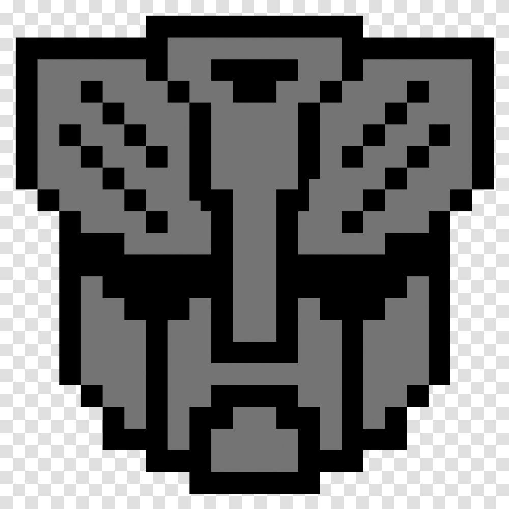 Autobot Symbol Autobot Logo Pixel Art, Stencil, Rug Transparent Png