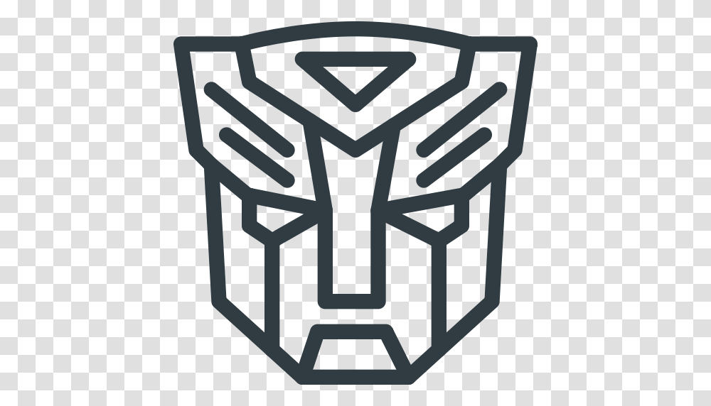 Autobots Movie Robot Transformers Icon, Stencil, Emblem, Glass Transparent Png