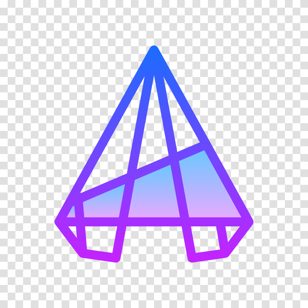 Autocad Icon, Triangle, Cone Transparent Png