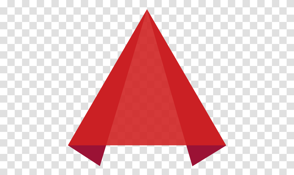Autocad Logos Vertical, Triangle, Cone, Lamp Transparent Png