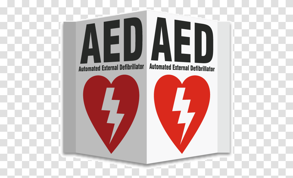 Automated External Defibrillator Symbol, Label, Advertisement, Heart Transparent Png