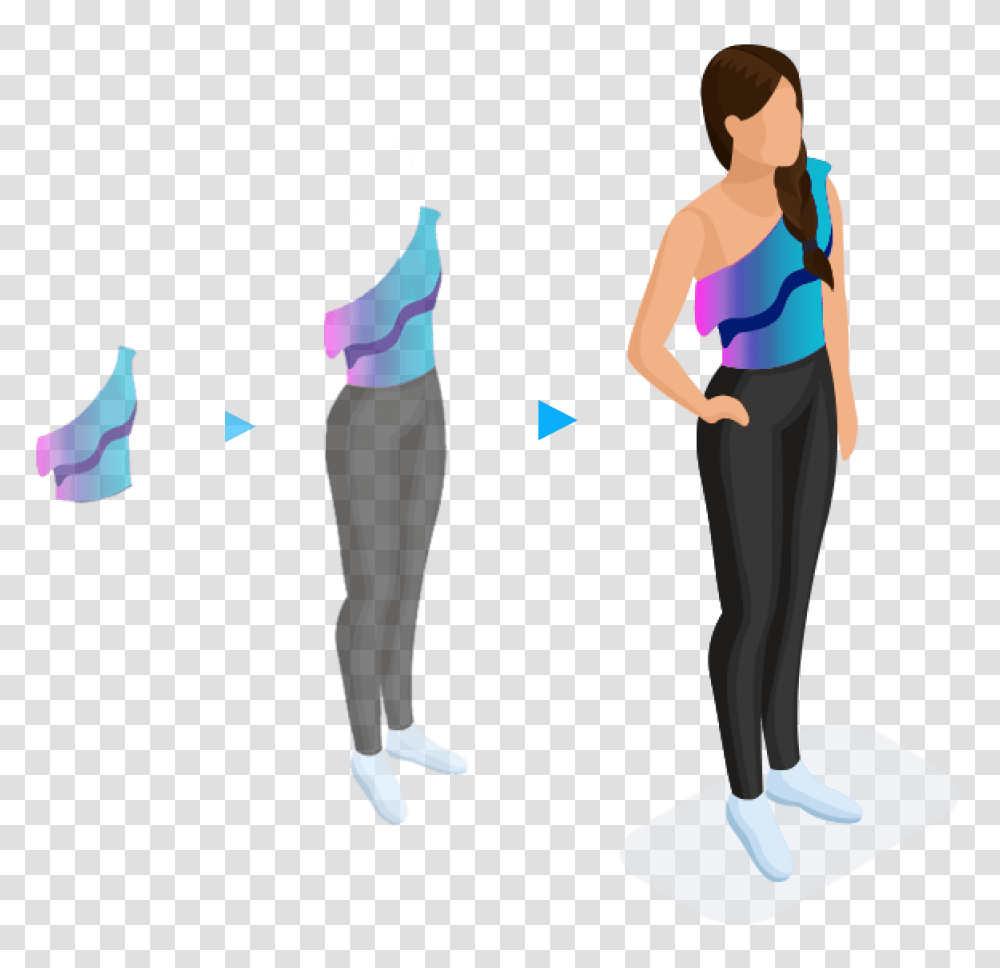 Automated On Model Fashion Imagery With Cutting Edge Vuemodel, Standing, Person, Female, Woman Transparent Png