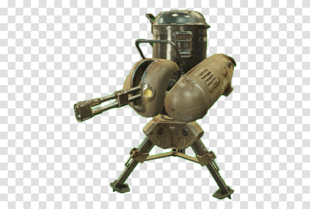 Automated Turret Fallout, Machine, Toy, Motor, Engine Transparent Png