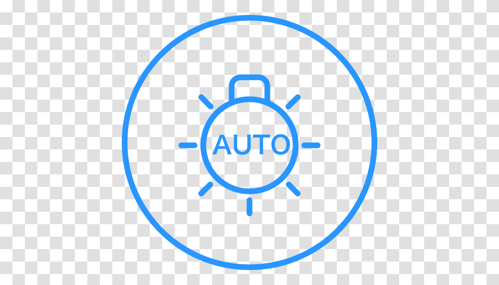 Automatic Headlight Activation Activation Control Icon With, Logo, Trademark Transparent Png