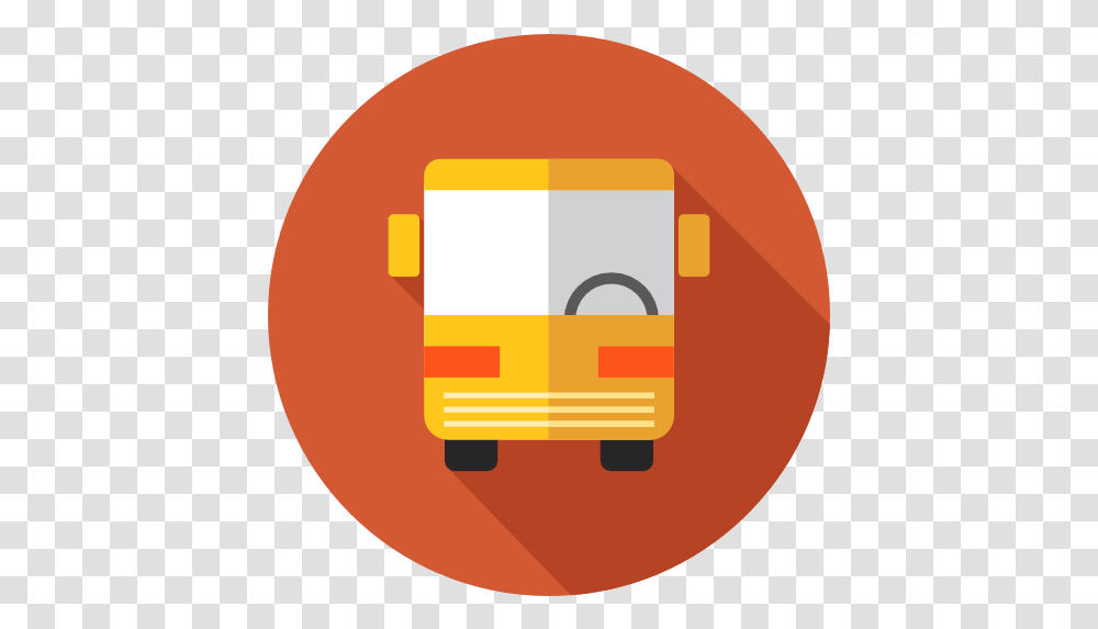 Automobile Public Transport Transportation Circle Bus Icon, Lock, Security, Combination Lock Transparent Png