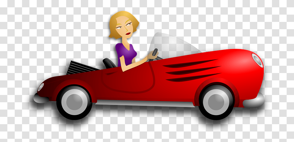 Automobile Woman Blond Female Driving Clipart, Car, Vehicle, Transportation, Sports Car Transparent Png
