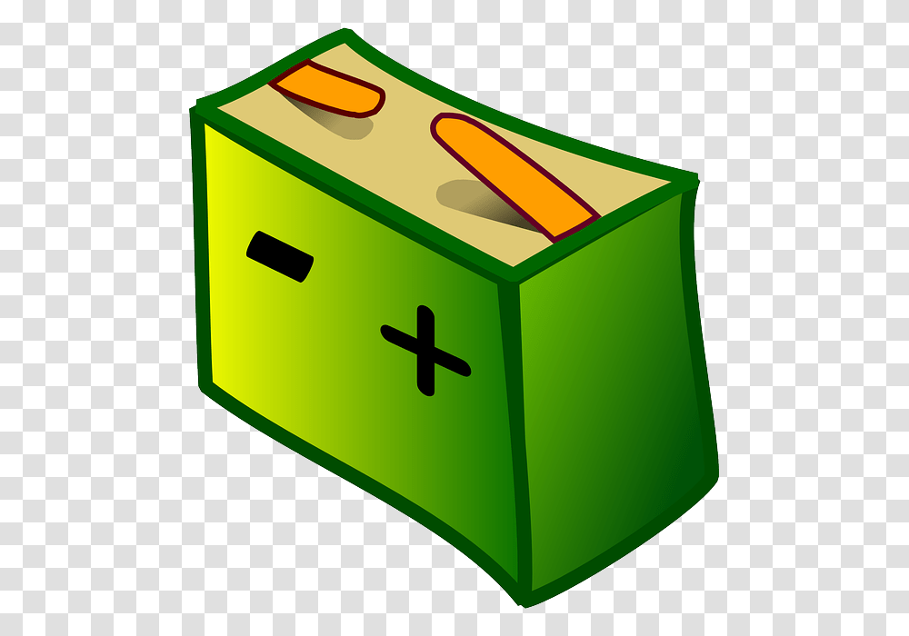 Automotive Battery Clipart Photo And Car Battery Images, Cardboard, Box, Recycling Symbol, Carton Transparent Png