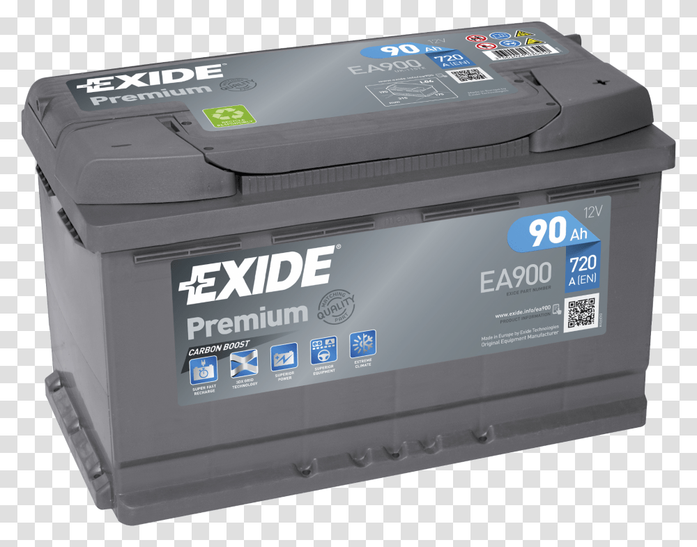 Automotive Battery Image For Free Exide Battery, Machine, Box, Text, Printer Transparent Png