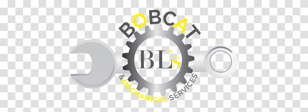 Automotive Logo Design For Bls Bobcat Circle, Machine, Gear, Rotor, Coil Transparent Png