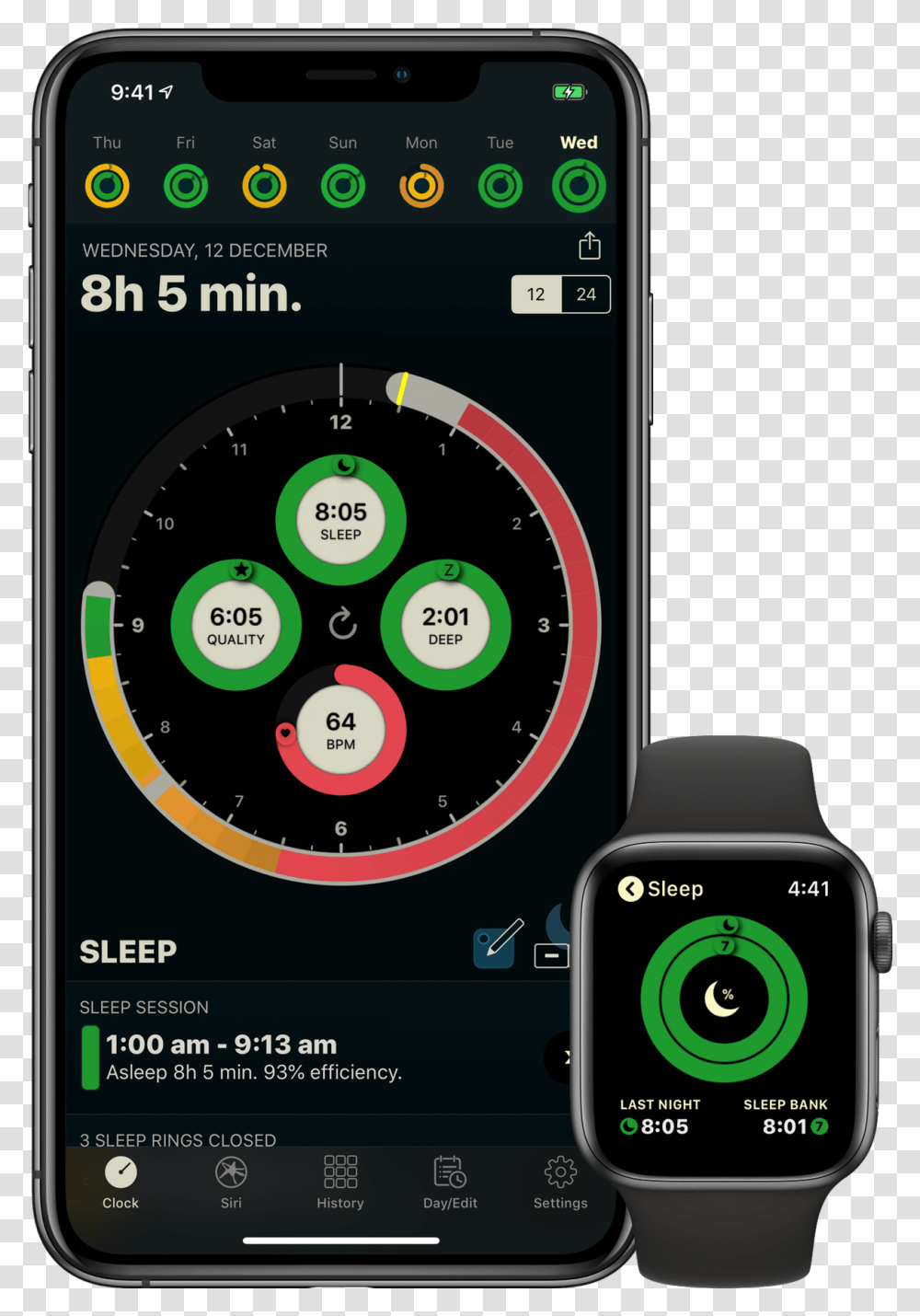 Autosleep Autosleep Apple Watch, Mobile Phone, Electronics, Cell Phone, Flyer Transparent Png