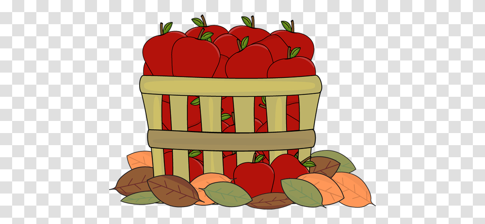 Autumn Apples Clip Art, Plant, Basket, Fruit, Food Transparent Png
