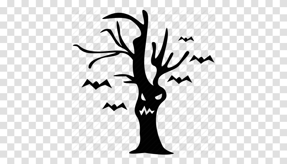 Autumn Awful Carving Coffin Ghost Horror Tree Icon, Furniture, Cross Transparent Png