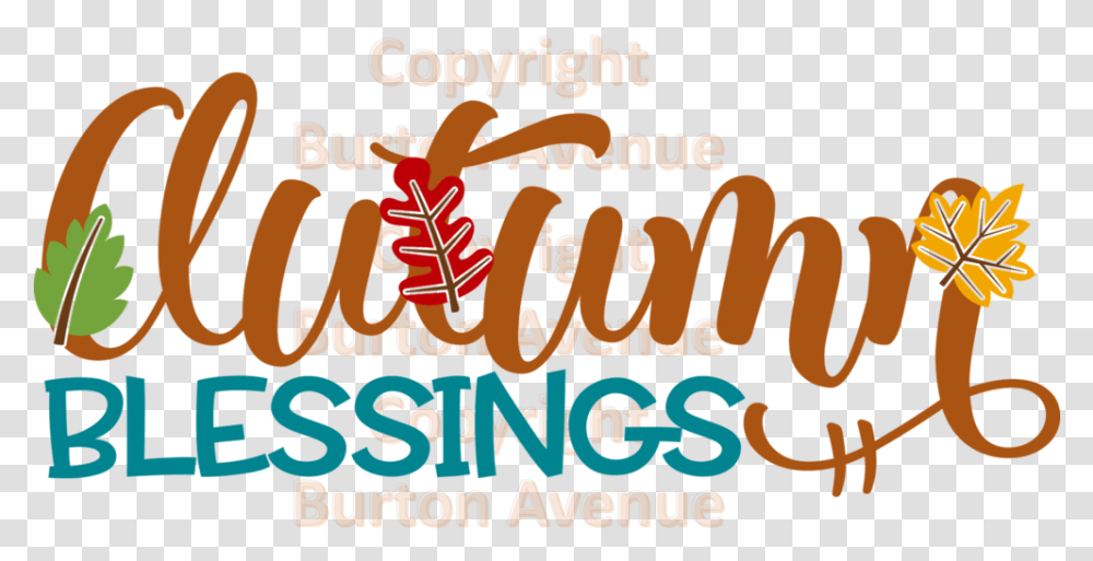 Autumn Blessings - Boardwalk Diy Studio Calligraphy, Text, Label, Alphabet, Word Transparent Png
