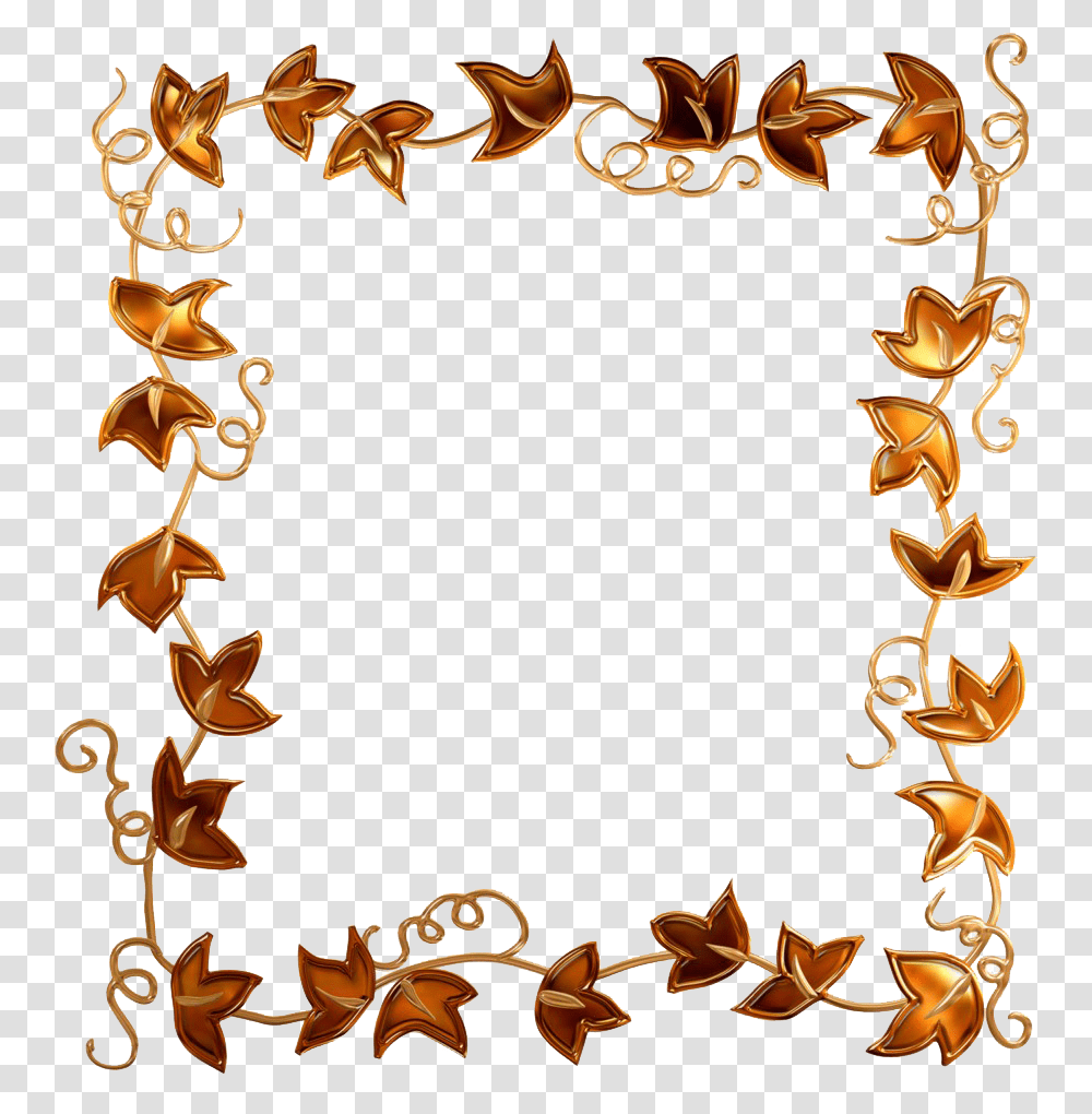 Autumn Border Frames Image Frame Background Fall Leaf Border Clipart, Floral Design, Pattern Transparent Png