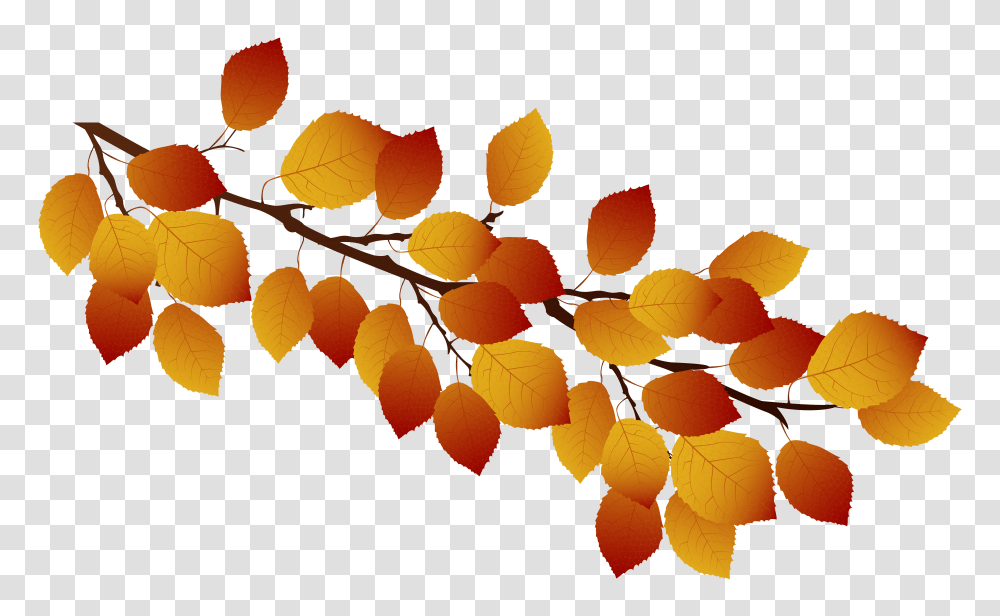 Autumn Branch Clip Art Transparent Png