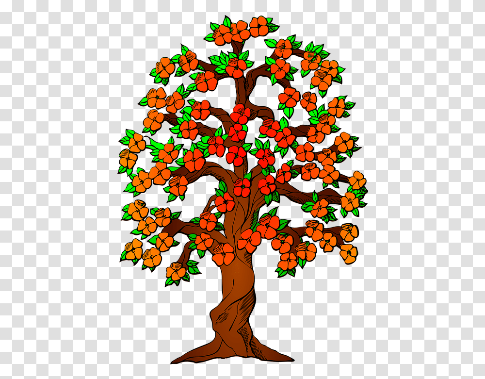 Autumn Fall Tree Free Vector Graphic On Pixabay Tree Clip Art, Dragon Transparent Png