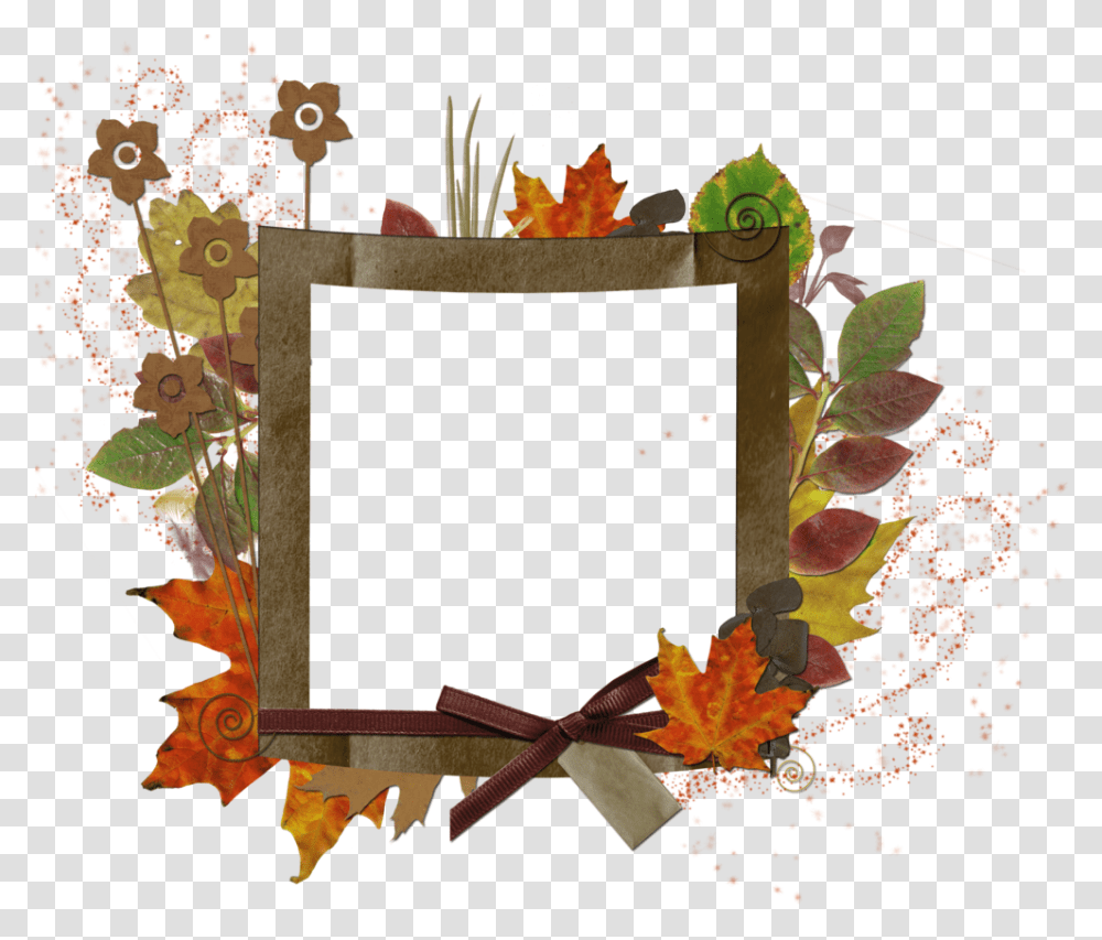 Autumn Frame Halloween Frames Flower Fall Frame Clipart, Leaf, Plant, Tree, Maple Transparent Png