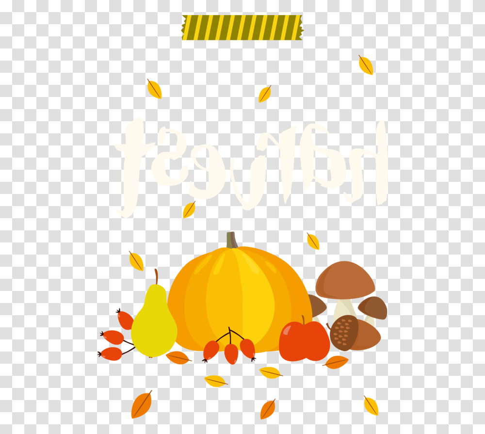 Autumn Harvest Festival Food Pumpkin, Plant, Text, Halloween, Mushroom Transparent Png