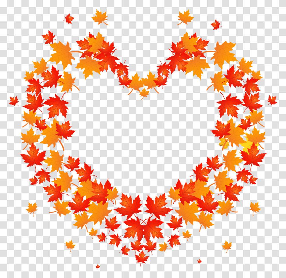 Autumn Heart Clip Transparent Png