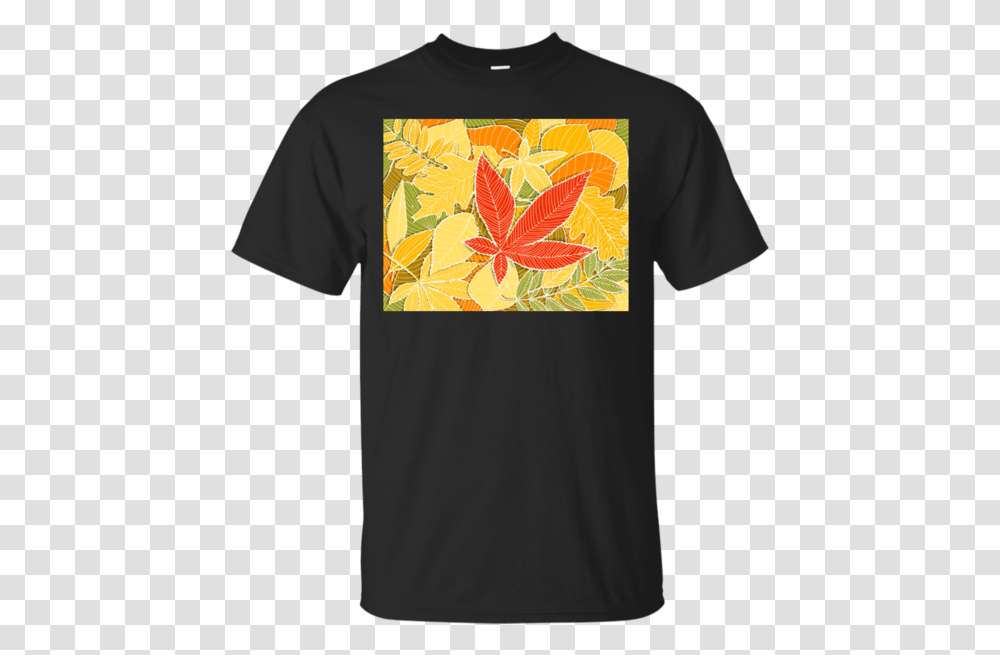 Autumn Illustration With Colorful Fallen Leaves T Shirt Life Gives You Lemons Shirt Portal, Apparel, T-Shirt, Plant Transparent Png