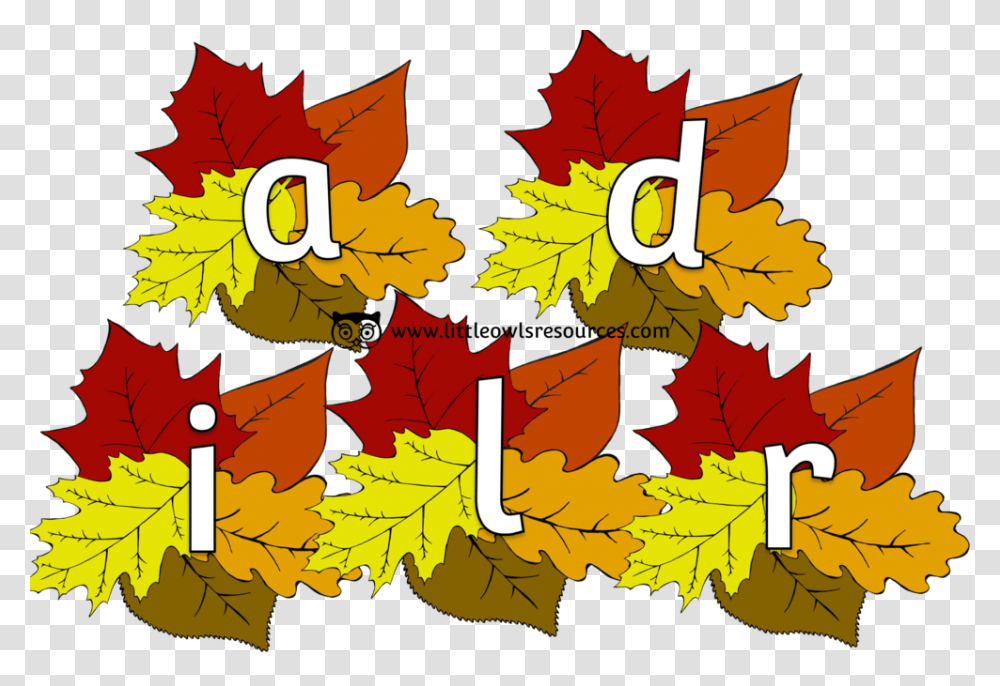 Autumn Leaves Alphabet, Leaf, Plant, Tree, Poster Transparent Png