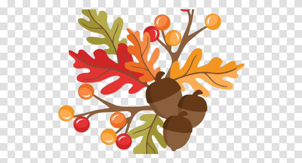 Autumn Leaves Clipart Svg Clipart Cute Autumn Leaves Clip Art, Plant, Produce, Food, Seed Transparent Png