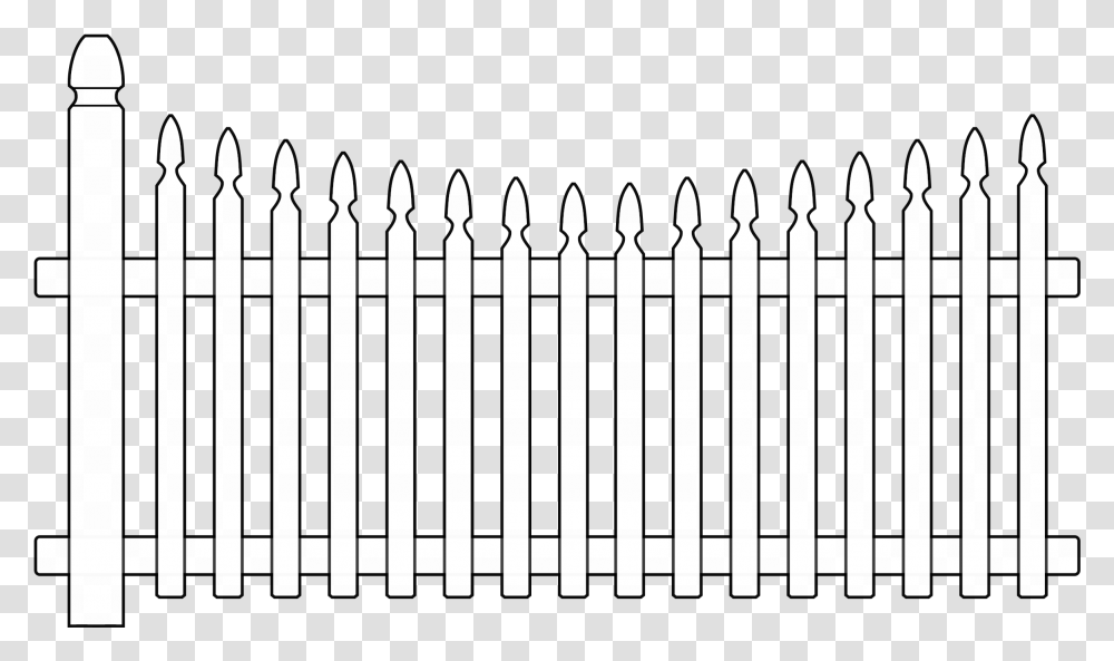 Autumn Leaves Wooden Fence Clip Art Free Classroom Picket Fence Outline Transparent Png