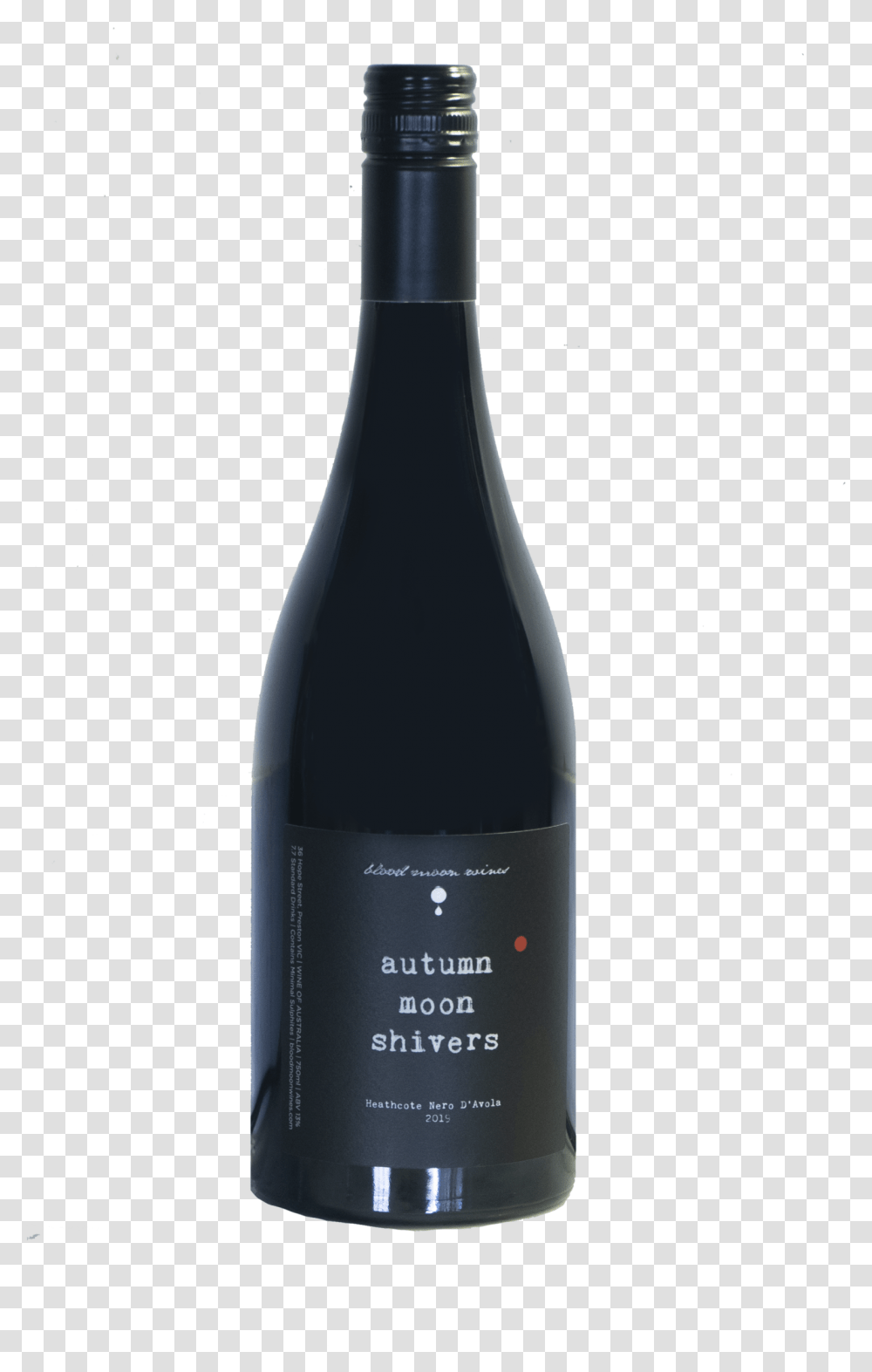 Autumn Moon Shivers Nero D'avola 2019 - Blood Wines, Bottle, Alcohol, Beverage, Drink Transparent Png