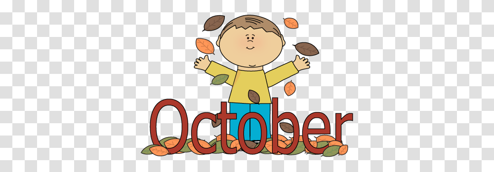 Autumn October Month Clip Art, Poster, Crowd, Alphabet Transparent Png