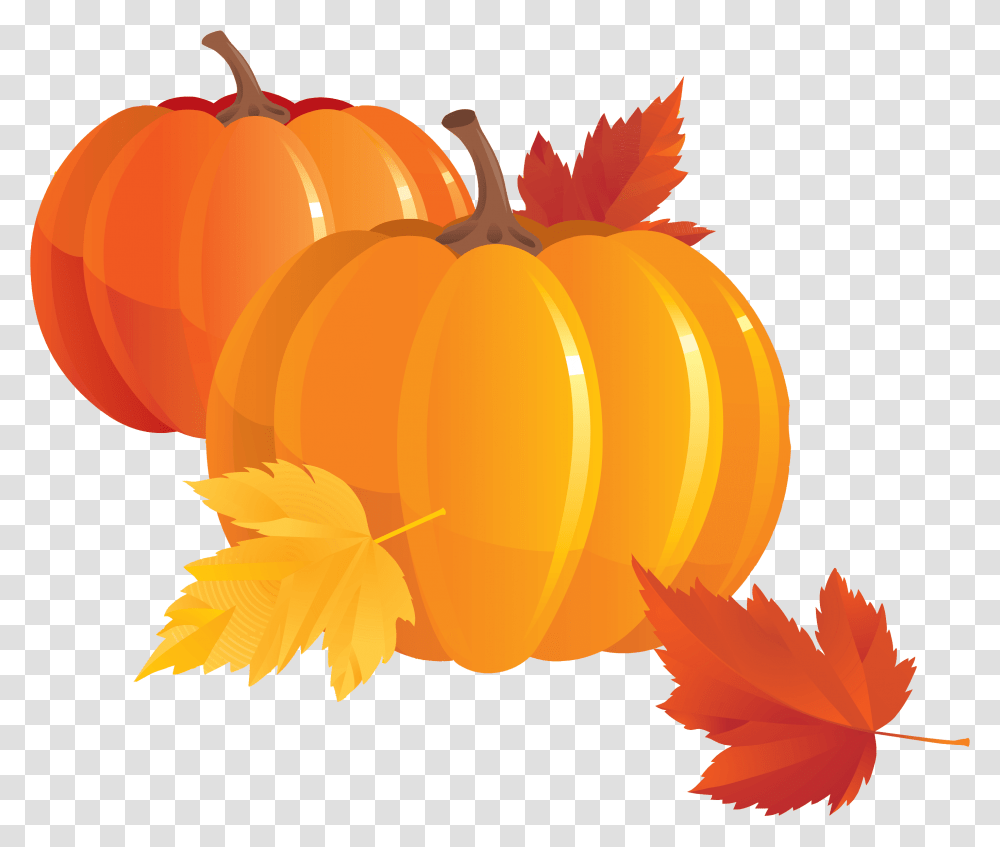 Autumn Pumpkin Cartoon Pumpkin Background, Plant, Vegetable, Food, Leaf Transparent Png