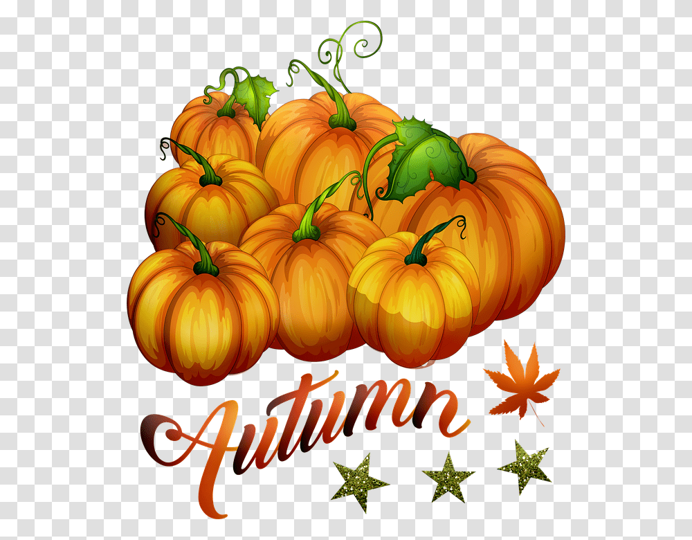 Autumn Pumpkins Pumpkin Halloween Vegetables Pumpkin, Plant, Food Transparent Png