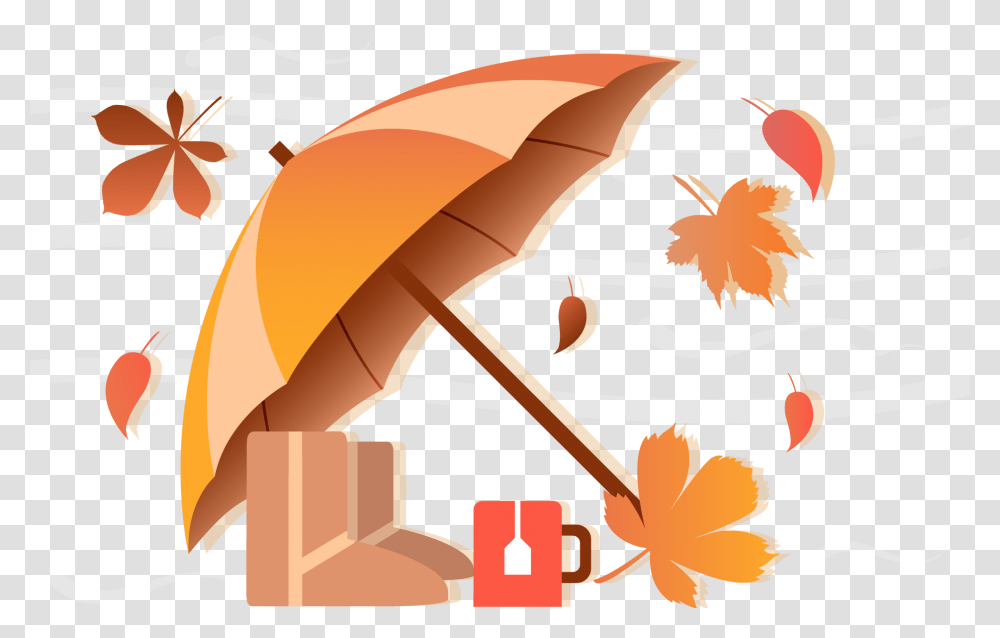 Autumn Rain File Vector Graphics, Leaf, Plant, Tree, Agaric Transparent Png