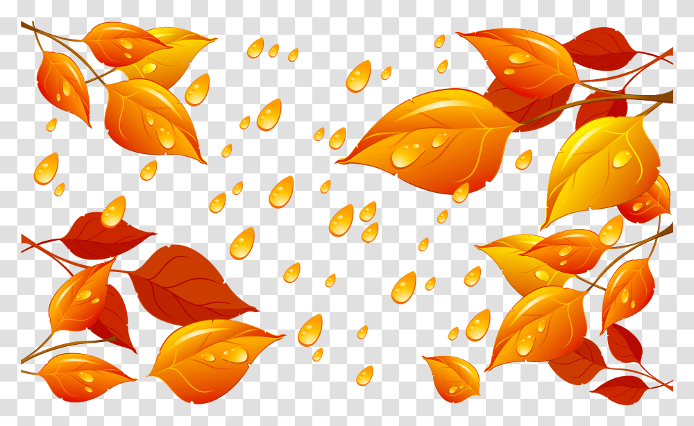 Autumn Rain Free Download Mart Autumn Rain, Leaf, Plant, Paper, Graphics Transparent Png