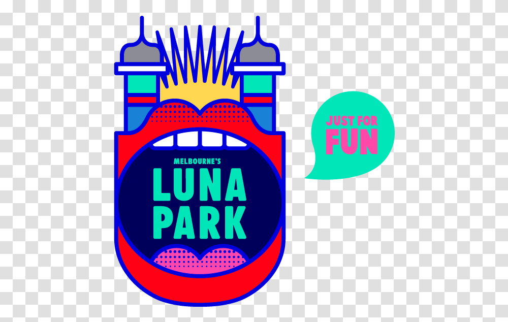 Autumn School Holidays Parking Design Kids Attractions Luna Park Melbourne Logo, Label, Text, Symbol, Food Transparent Png