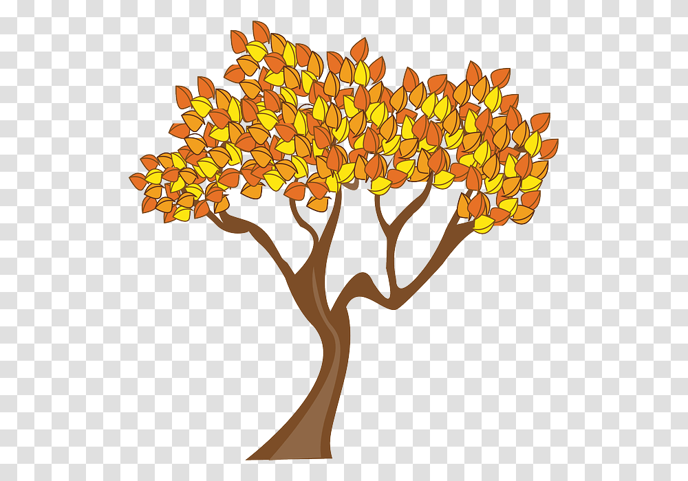 Autumn Season Tree Leaves Falling Leaves From Tree Clipart Gif, Lamp, Plant, Outdoors, Flower Transparent Png
