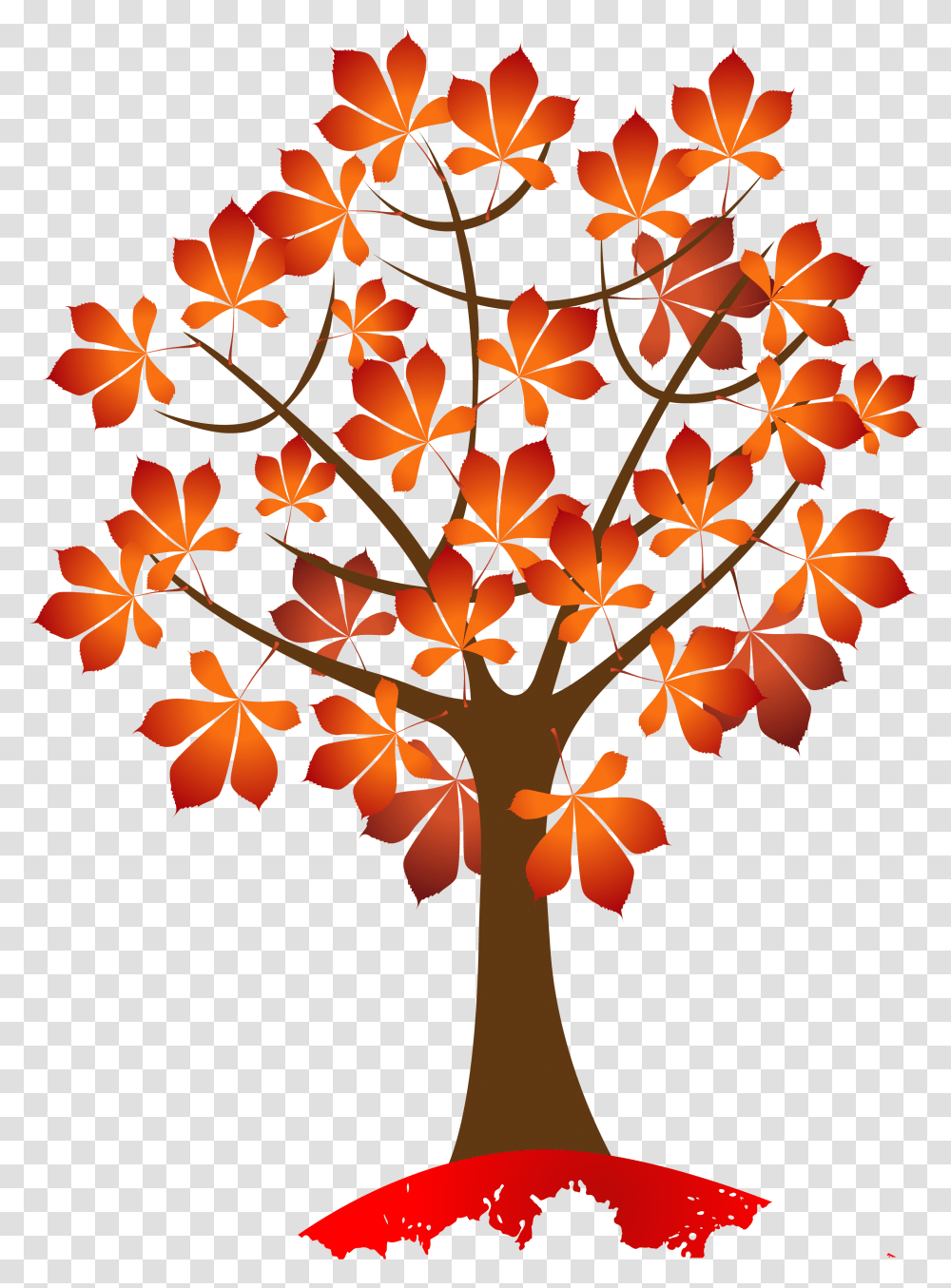 Нарисовать осеннее дерево