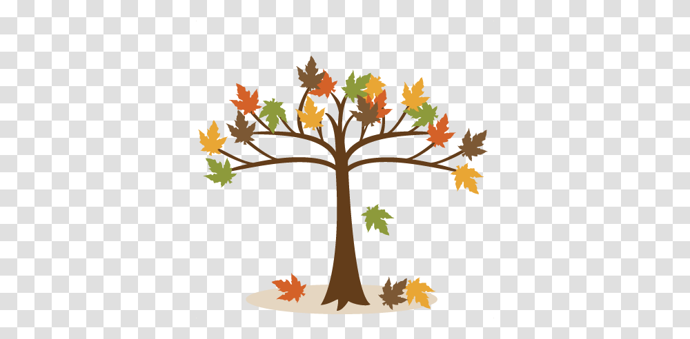 Autumn Tree For Scrapbooking Fall Tree Autumn Tree, Leaf, Plant, Maple, Cross Transparent Png