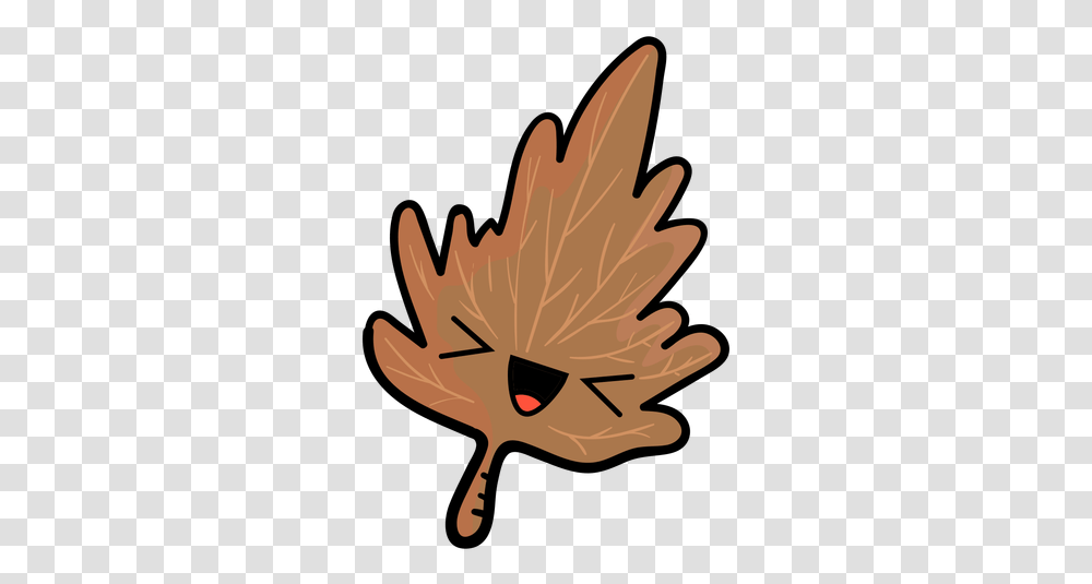 Autumn Tree Leaf Cartoon Icon Hoja De Arbol Dibujo Animado, Plant, Maple Leaf Transparent Png