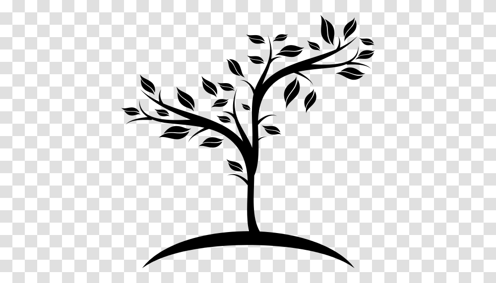 Autumn Tree Silhouette Icon, Gray, World Of Warcraft Transparent Png