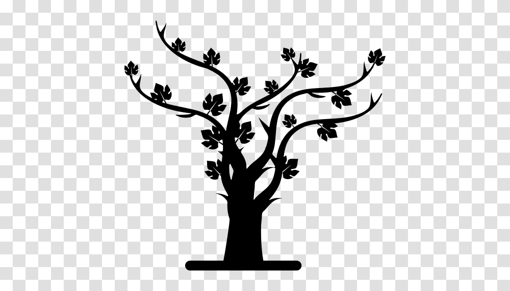 Autumn Tree Silhouette Icon, Gray, World Of Warcraft Transparent Png