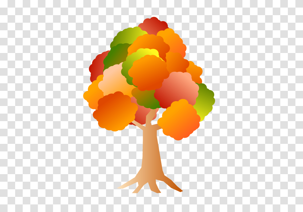 Autumn Trees Maple Autumn Leaves Orange Red Gradation, Plant, Root, Plot, Diagram Transparent Png