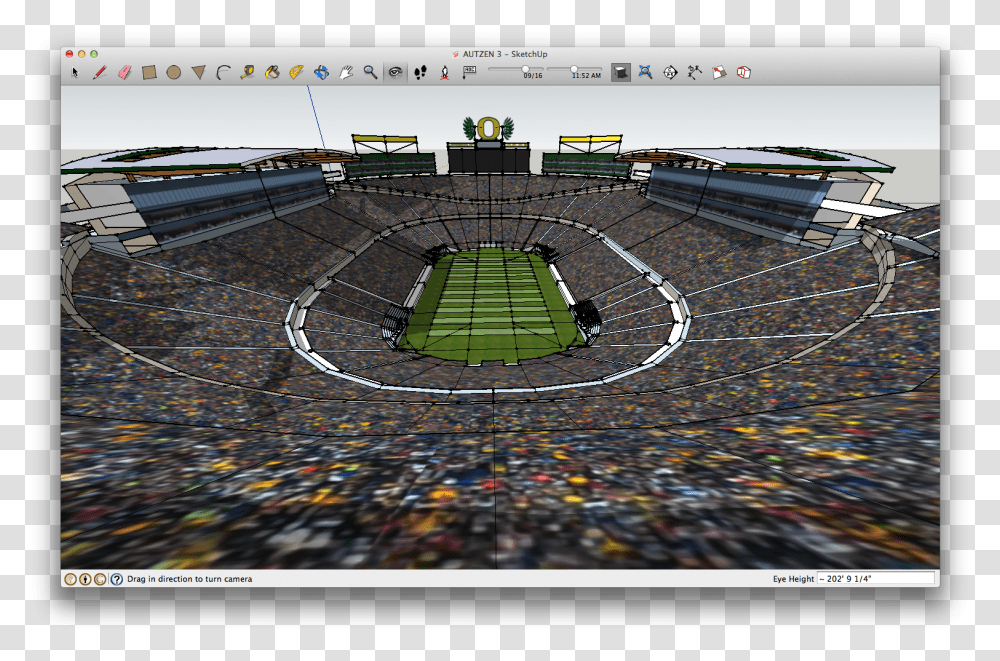 Autzen Stadium Before Expansion, Building, Arena, Field, Landscape Transparent Png