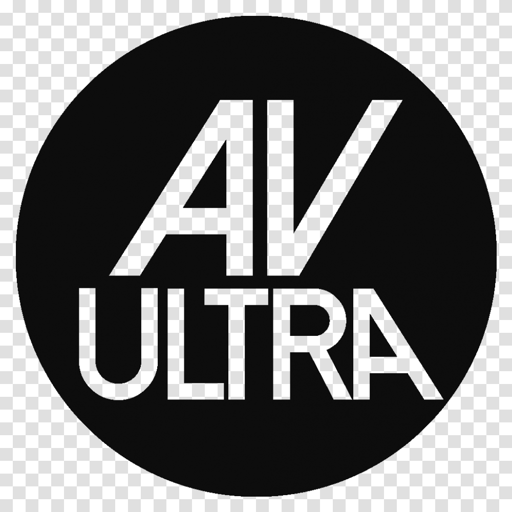 Av Ultra Black Circle, Logo, Trademark Transparent Png