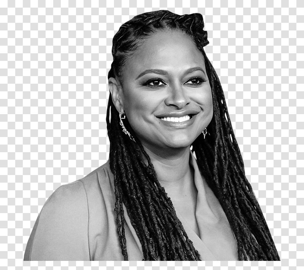 Ava Duvernay Ava Duvernay Black And White, Face, Person, Human, Smile Transparent Png