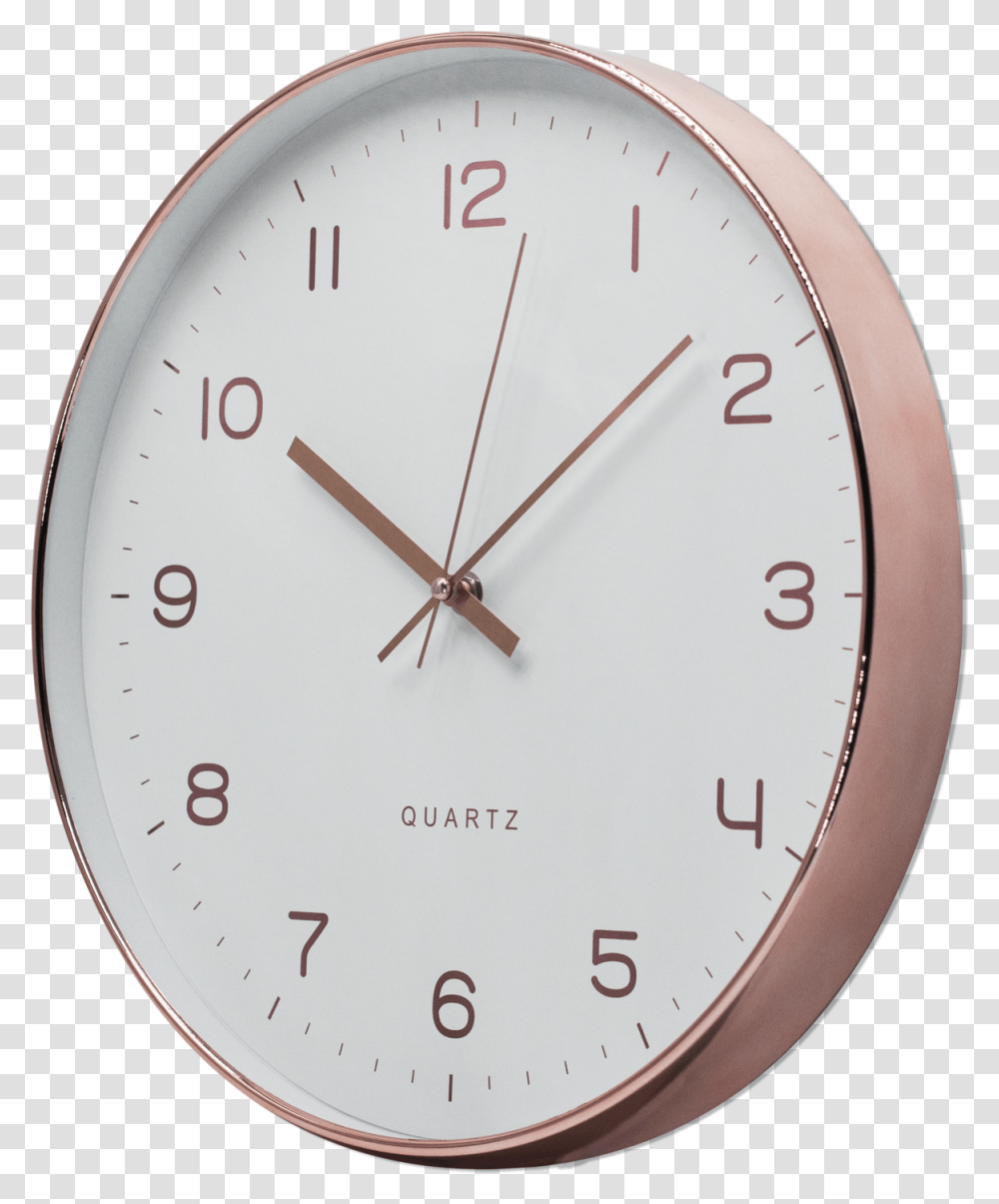 Ava Rose Gold 35cm Silent Wall Clock Solid, Analog Clock, Clock Tower, Architecture, Building Transparent Png