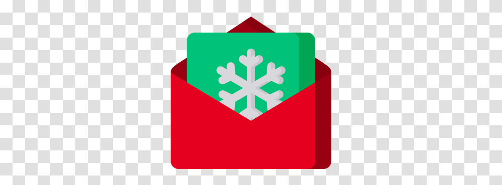 Available In Svg Eps Ai Icon Fonts Christmas Mail Icon, First Aid, Snowflake, Envelope, Greeting Card Transparent Png