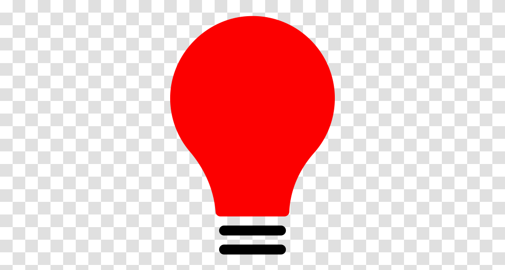 Available In Svg Eps Ai Icon Fonts Red Light Bulb Icon, Lightbulb, Balloon Transparent Png