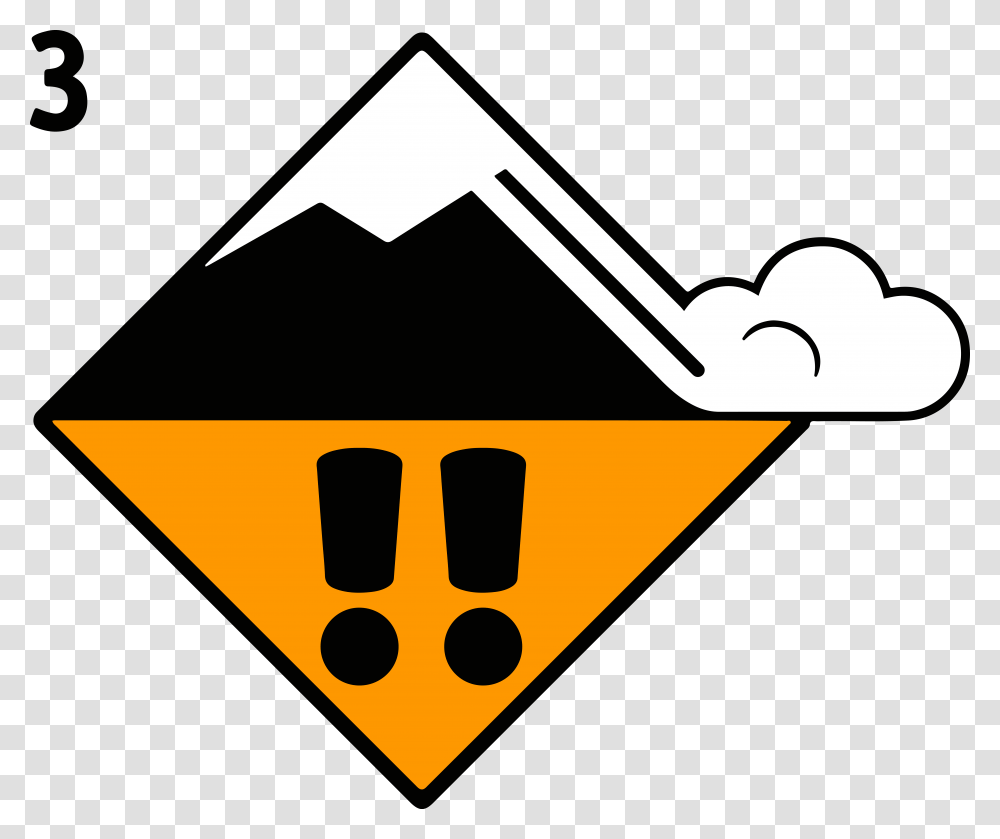 Avalanche Considerable Danger Level, Shovel, Triangle, Light Transparent Png