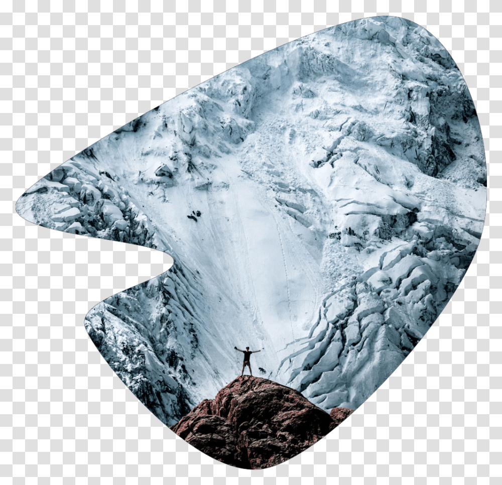 Avalanche Photography, Nature, Mountain, Outdoors, Ice Transparent Png