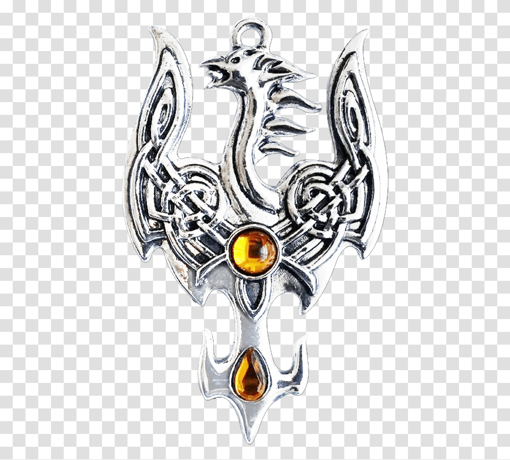 Avalonian Phoenix Necklace Phoenix Pendant, Emblem, Cross, Weapon Transparent Png